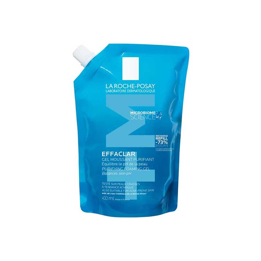 La Roche-Posay Effaclar Refill Pouch Cleansing Gel 400ML