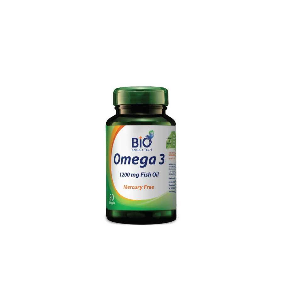 Bio Energy Tech Omega3 1200Mg 80 Capsule