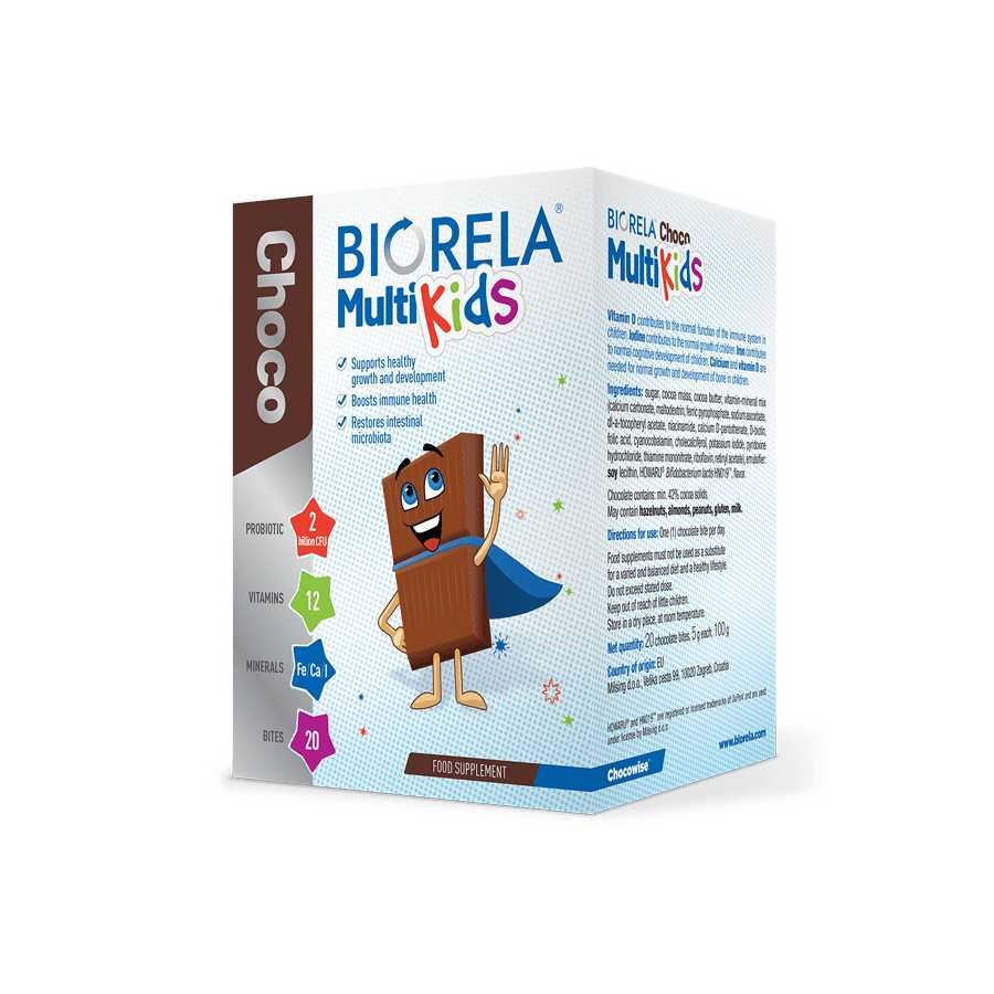 Biorela Choco Multi Kids Supplement 20 PCS