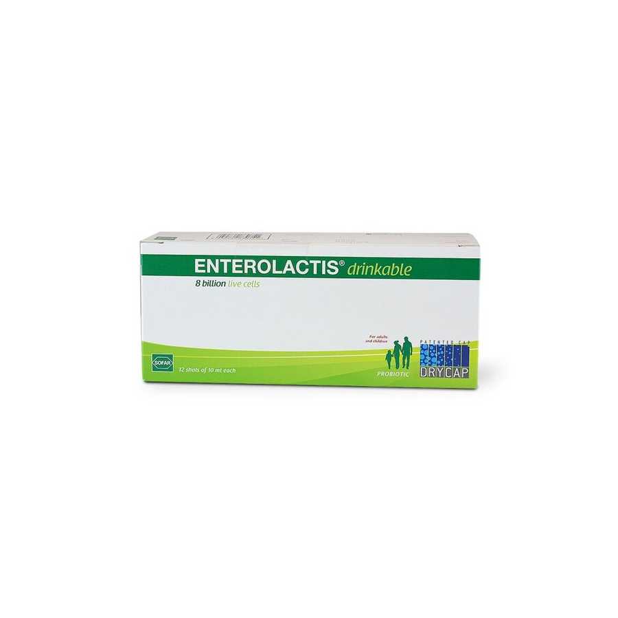 Enterolactis Drinkable Vial 12 Shots