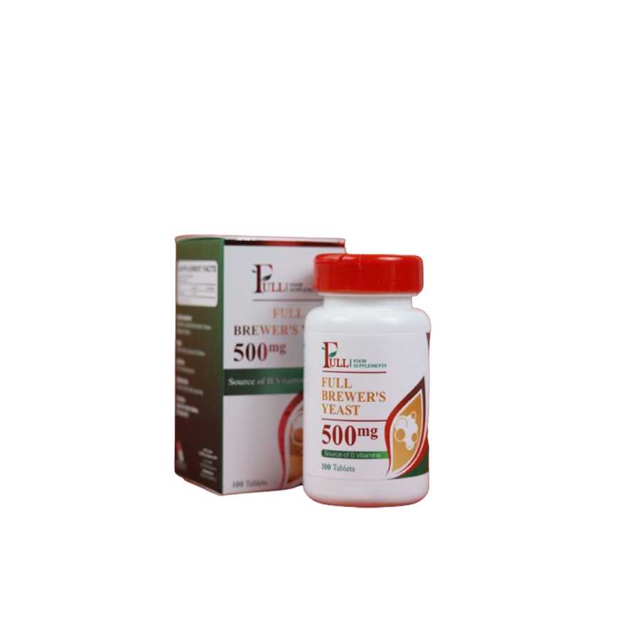 Full Brewers Yeast 500Mg 100 Tablets