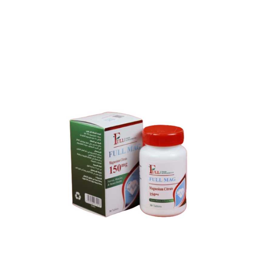 Full Mag (Magnesium Citrate) 150Mg 30Tab