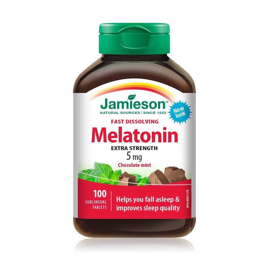 Jamieson Fast Dissolving Melatonin 5mg 100Sublingual Tablet