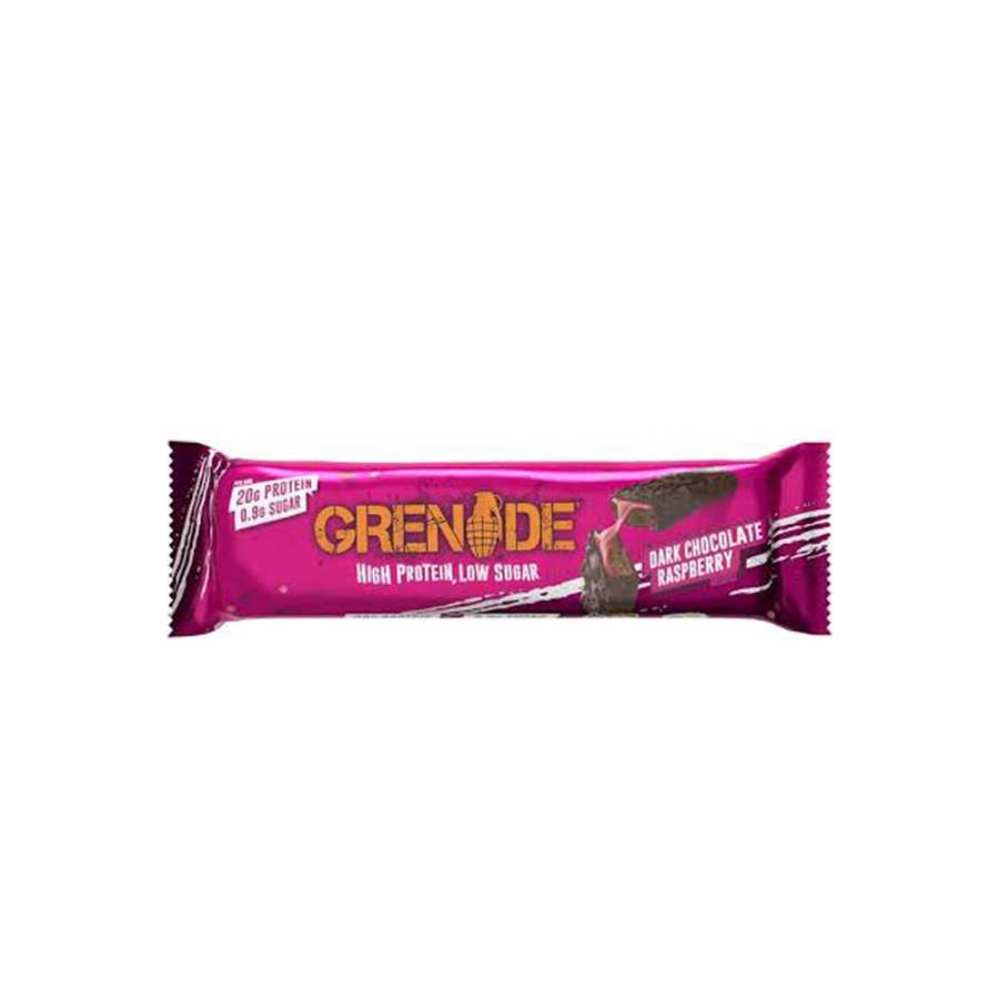 Grenade Dark Chocolate Raspberry Bar 60 Gram