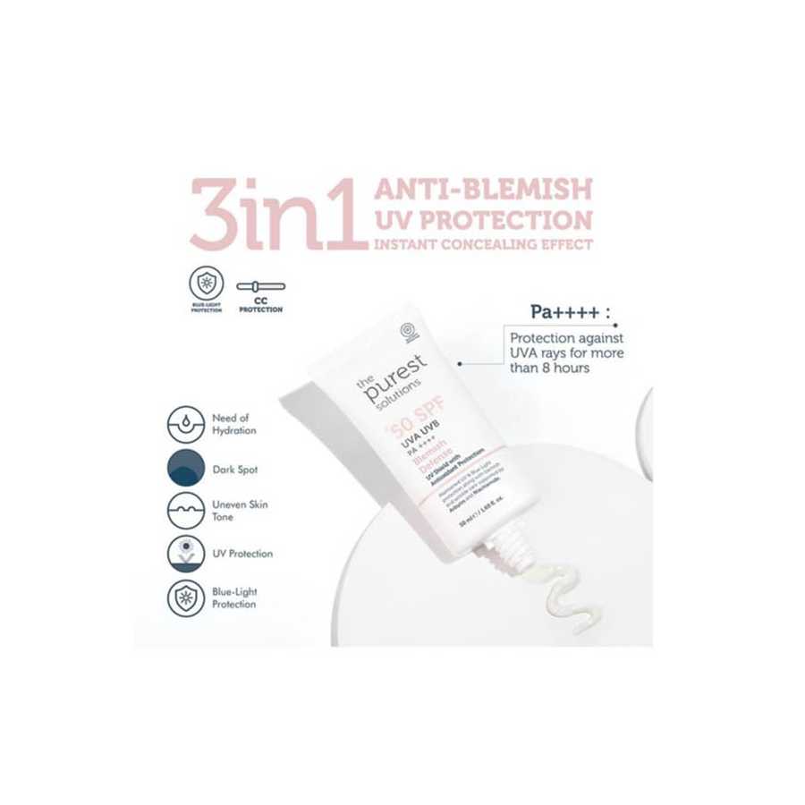 The Purest Solutions Blemish Defense Sun Protection Spf50+ (50Ml)