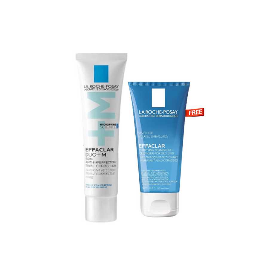 La Roche-Posay  Effaclar Duo+ 40Ml + (Effaclar Gel  50Ml Free) Offer