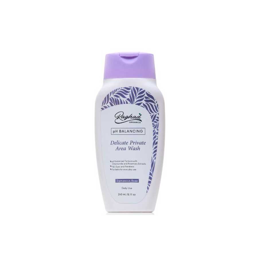 Raghad Organics Delicate Private Area Wash Damascus Rose 240ML