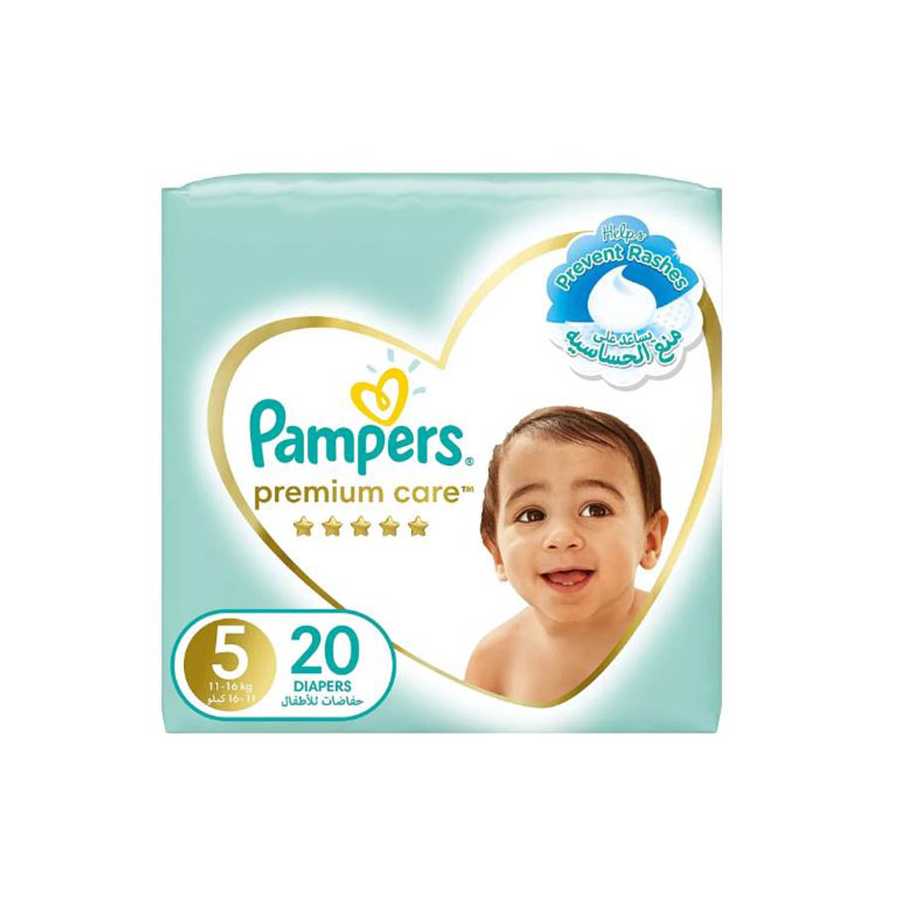 Pampers Premium Care Size 5 (11-16 kg) 21 Diapers