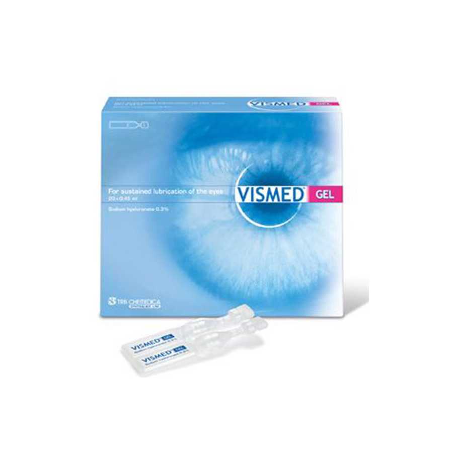 VISMED GEL  Eye Drops 20 Ampoules