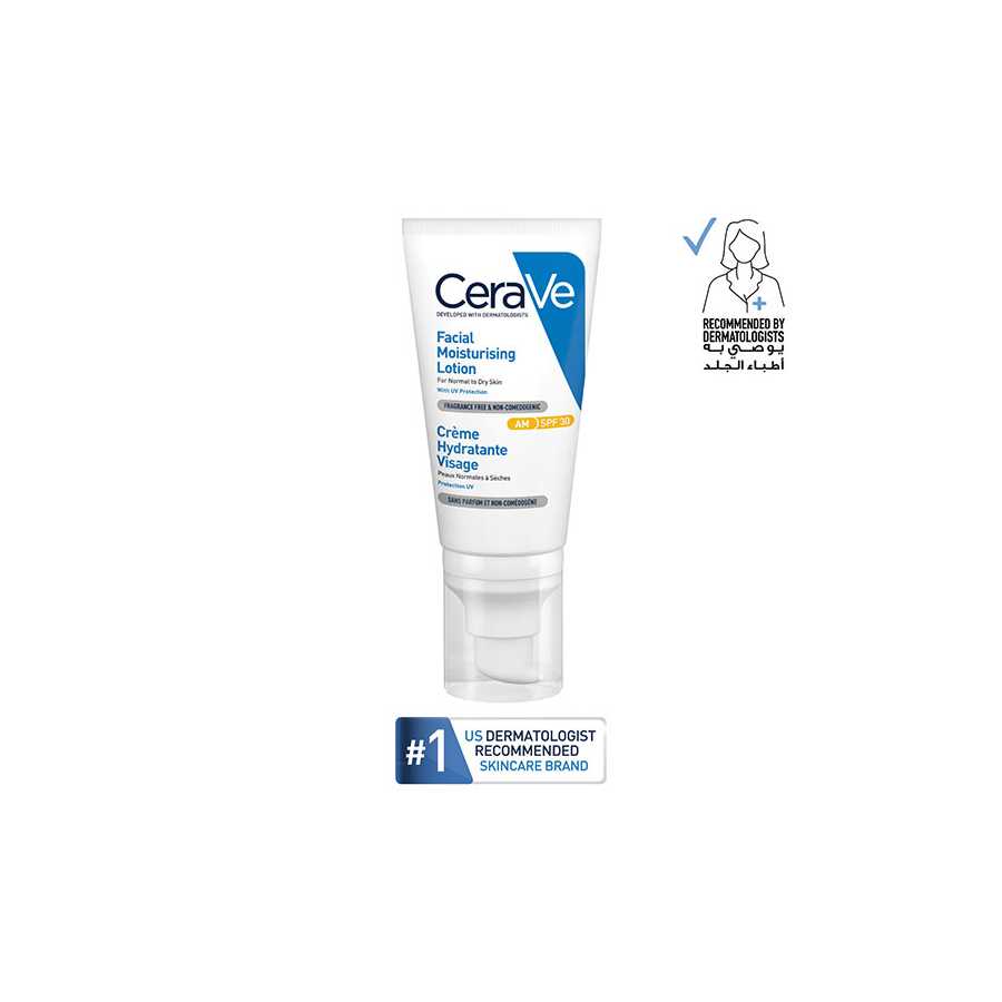 Cerave AM Facial Moisturizing Lotion SPF30 with Hyaluronic Acid 52Ml