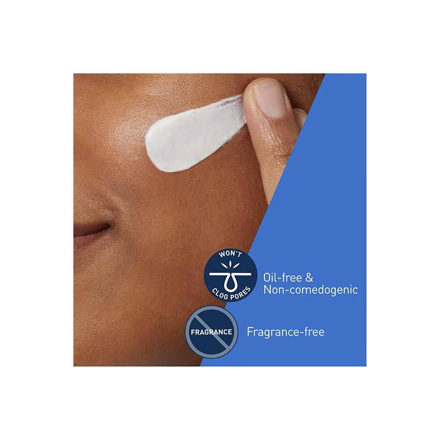 Cerave PM Facial Moisturizing Lotion Night Cream with Hyaluronic Acid and Niacinamide 52Ml