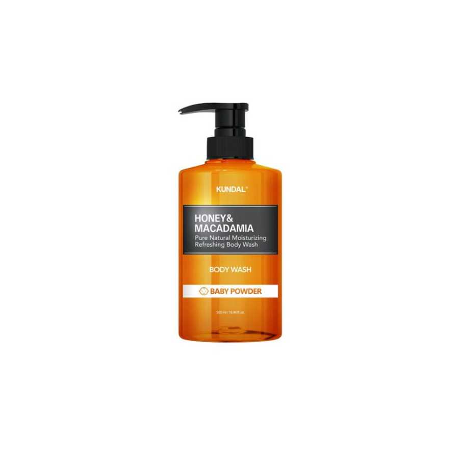 Kundal Honey &amp; Macadamia Body Wash Baby Powder 500ML