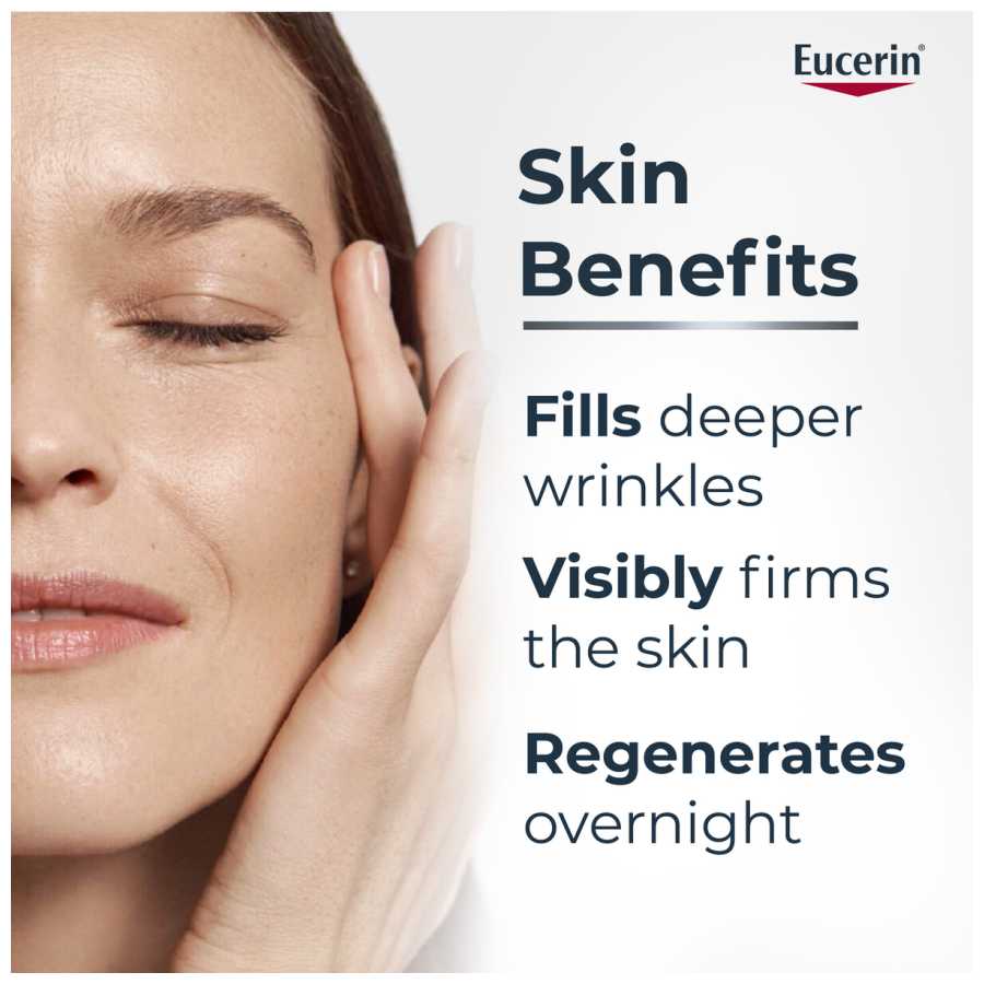 Eucerin Hyaluron Filler Night Cream 50Ml benefits