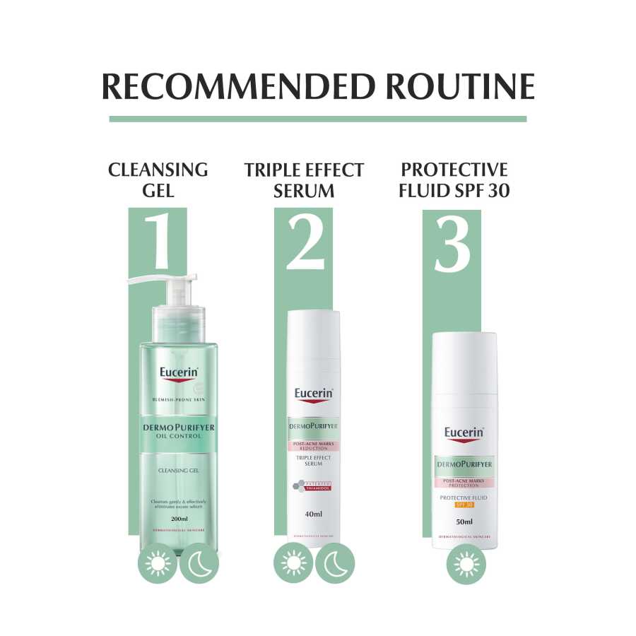 Eucerin Dermo Purifyer Oil Control Toner 200Ml routine