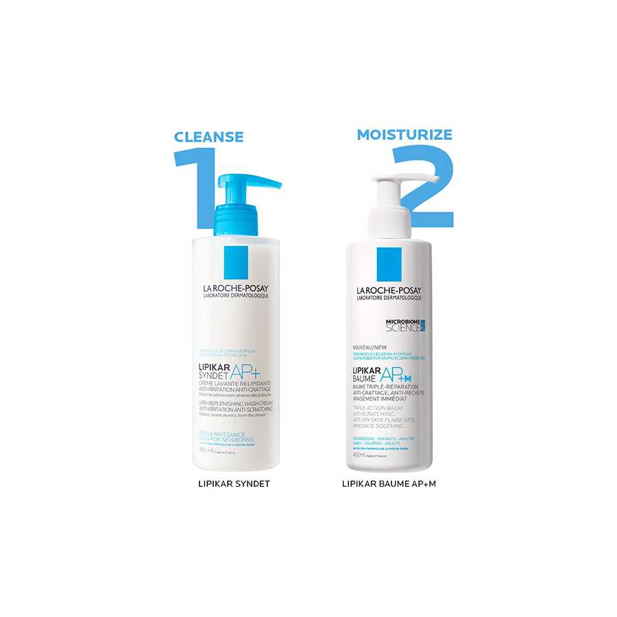 La Roche Posay Lipikar Baume Ap+M Moisturizing for Dry and Eczema Prone Skin 400ml