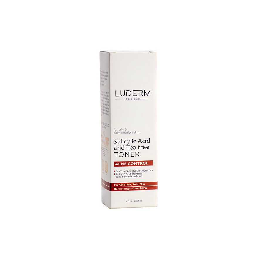 Luderm Salicylic Acid &amp; Tea Tree Acne Control Toner 100Ml