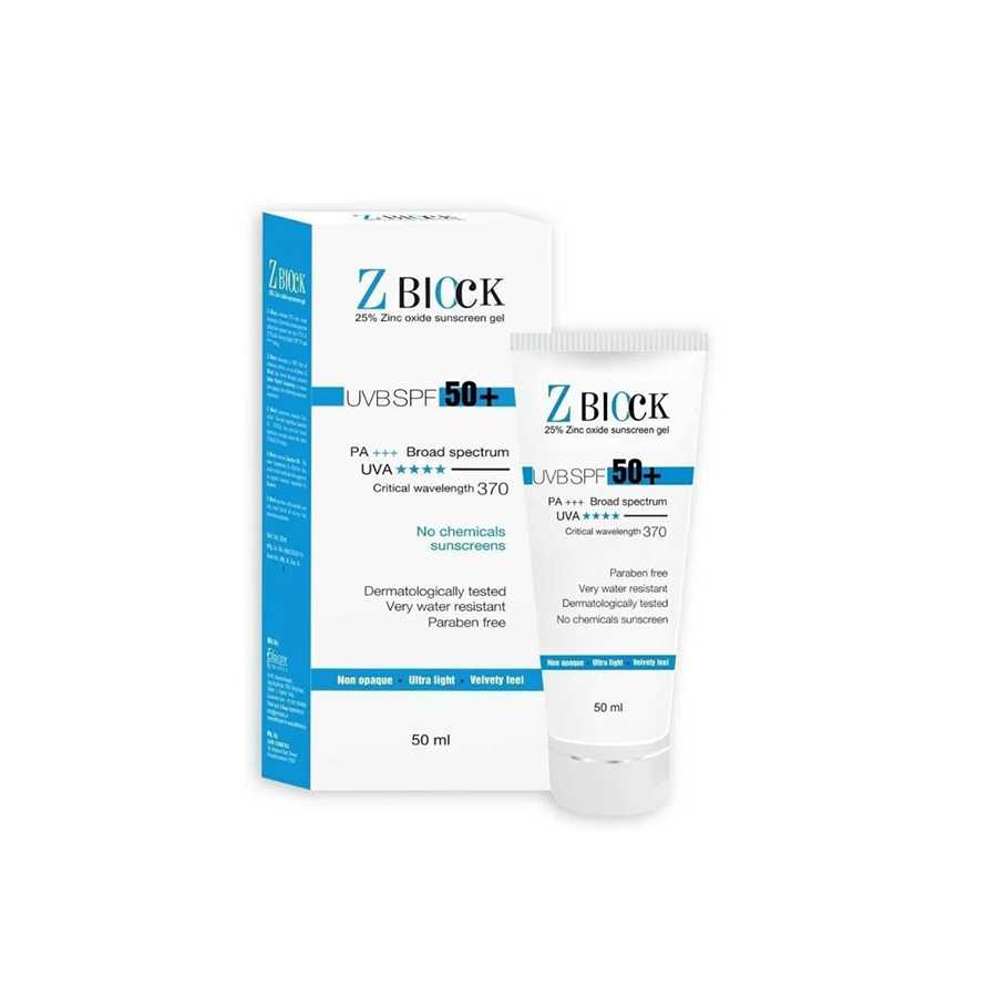 Z Block Sunscreen Gel SPF50+, 50ML