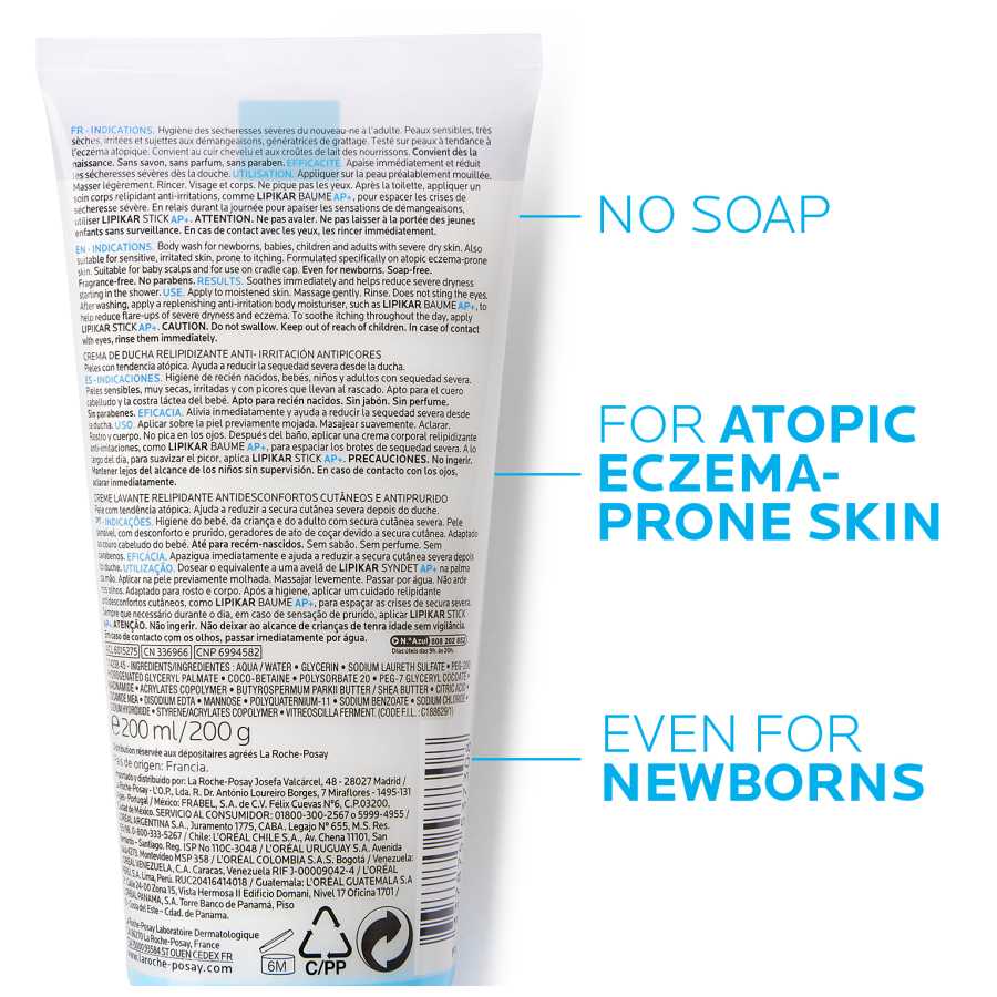 La Roche Posay Lipikar Ap+ Syndet 200Ml
