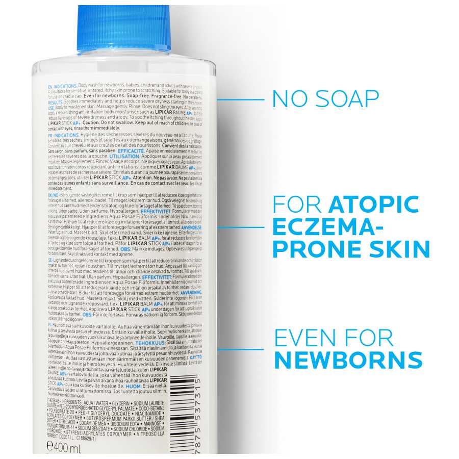 La Roche Posay LIPIKAR AP+ SYNDET 400ML