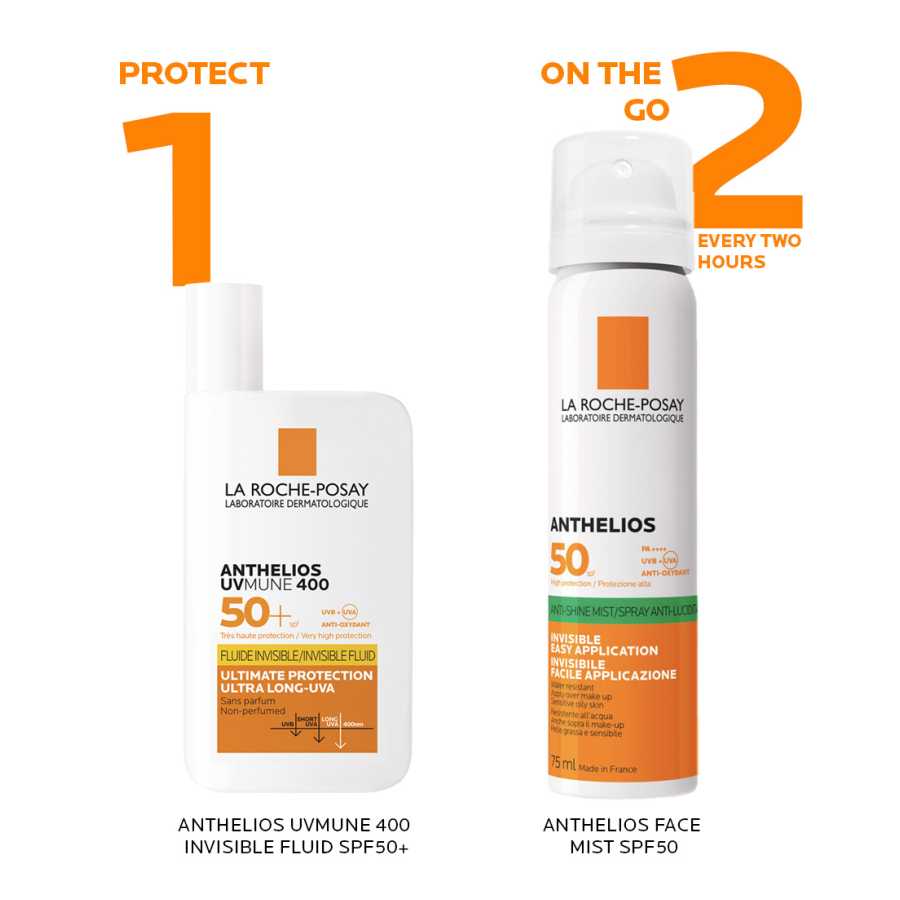 La Roche Posay Anti Shine Invisible Face Mist With Spf 50 (75Ml)