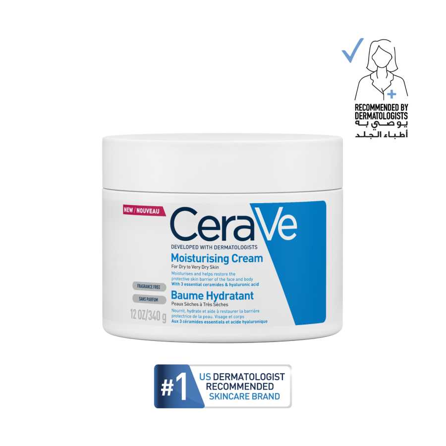 Cerave Face &amp; Body Moisturizer For Dry Skin 340Gr