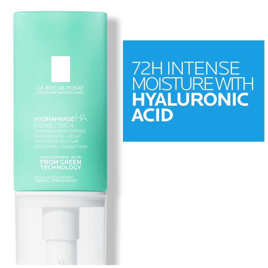 La Roche Posay Hydraphase Ha Rich Hyaluronic Acid Face Cream 72Hr 50ML