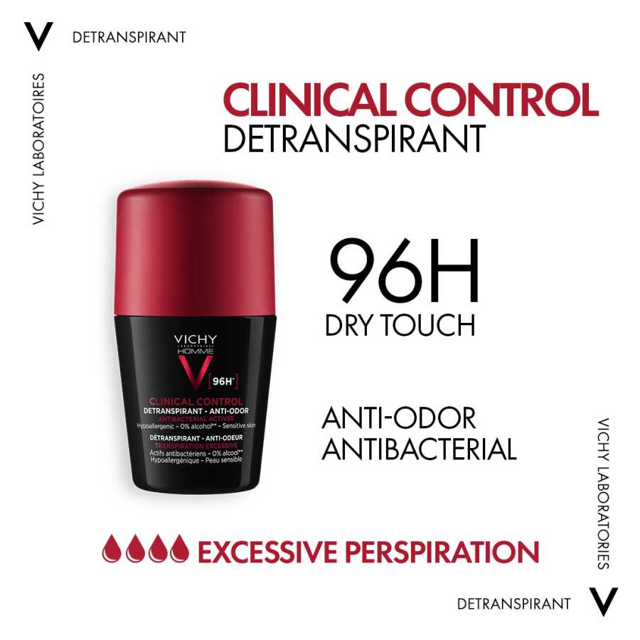 Vichy Deodorant Clinical Control 96H For Men 50ML