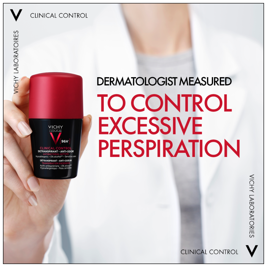 Vichy Deodorant Clinical Control 96H For Men 50ML