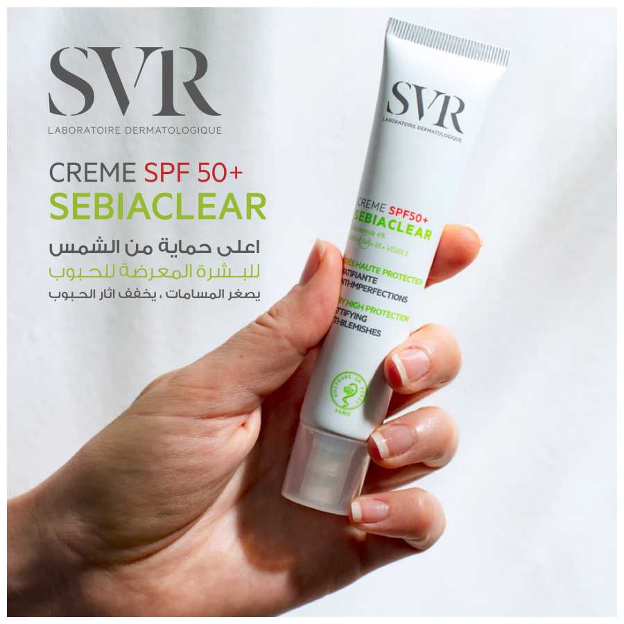 Svr Sebiaclear Cream Spf50+, 40Ml