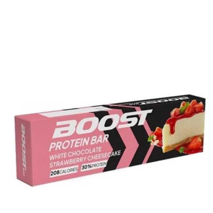 Boost Protein Bar White Chocolate Strawberry Cheesecake 60Gram