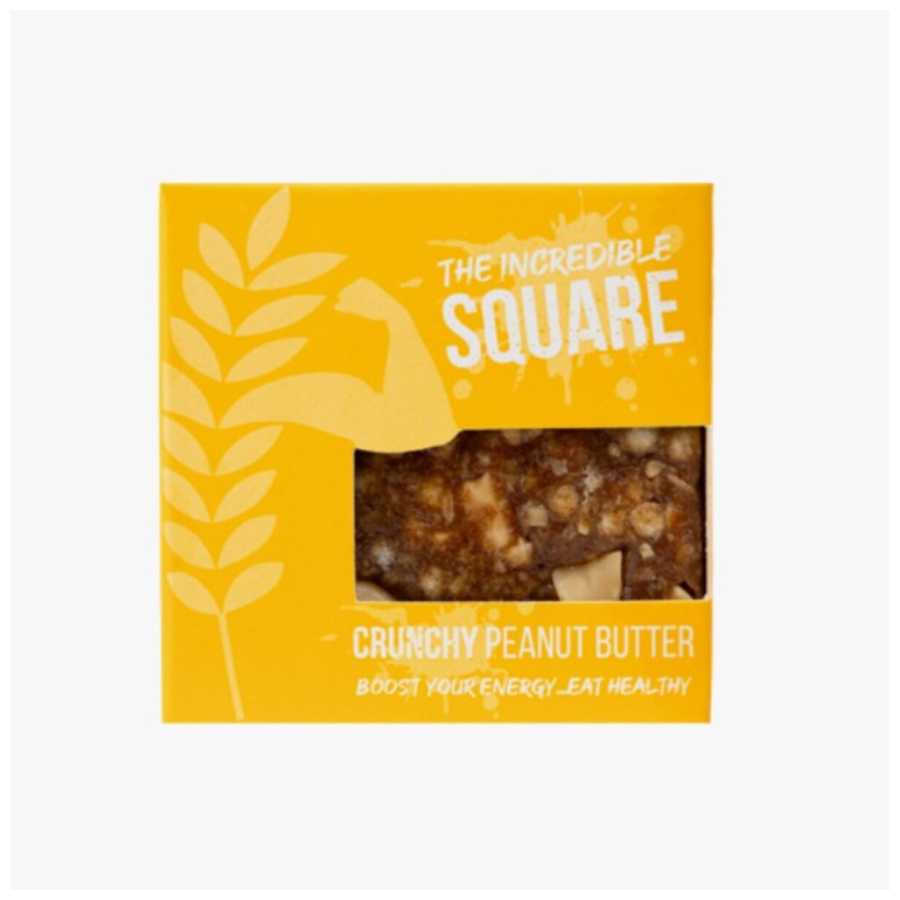 The Incredible Square Crunchy Peanut Butter 35G