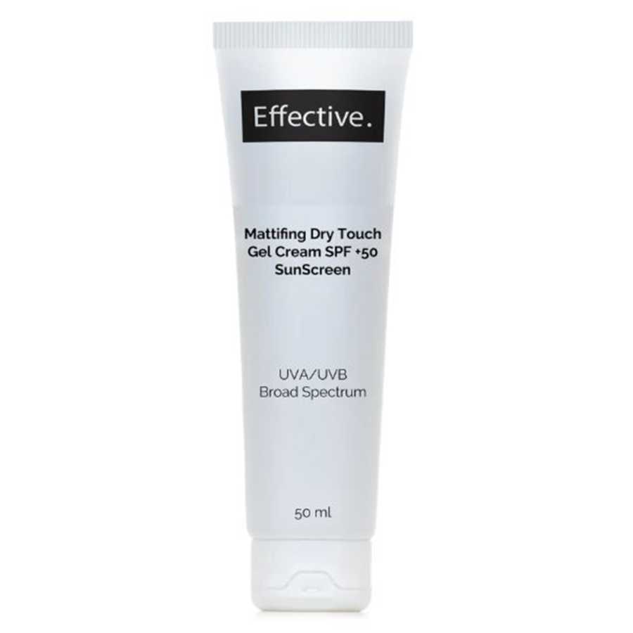 Effective Mattifying Dry Touch Gel Cream SPF50+ Sunscreen