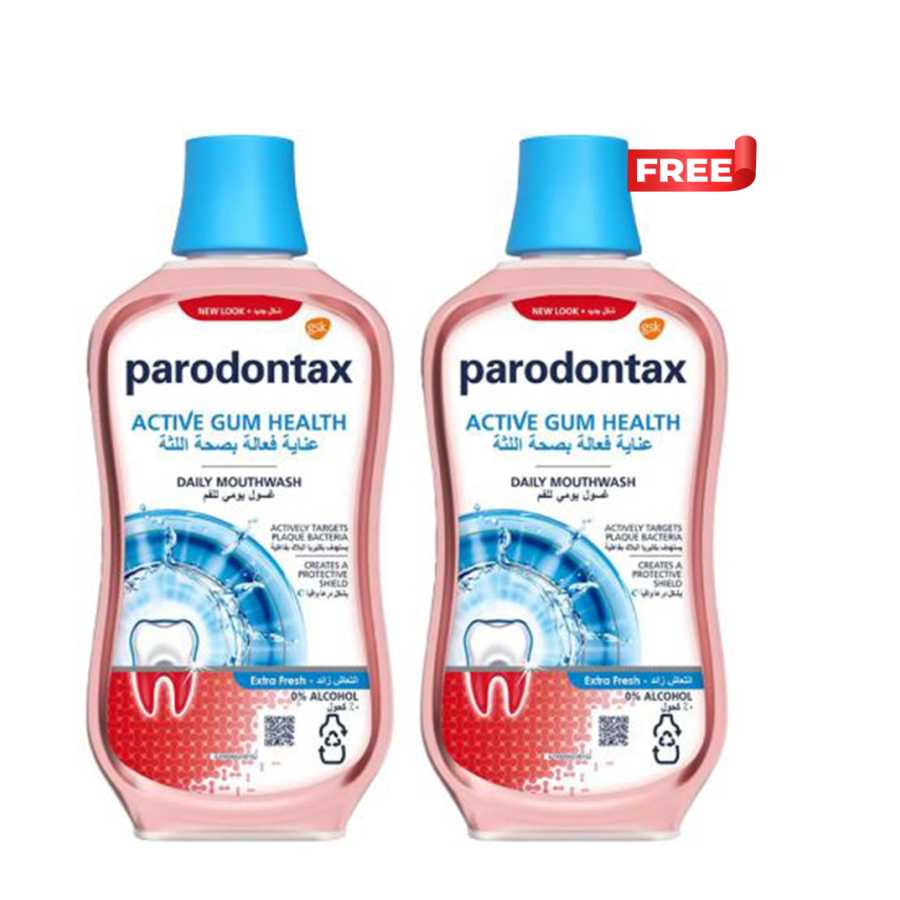 Parodontax Daily Gum Care Mouthwash 500ML (1+1 Free)