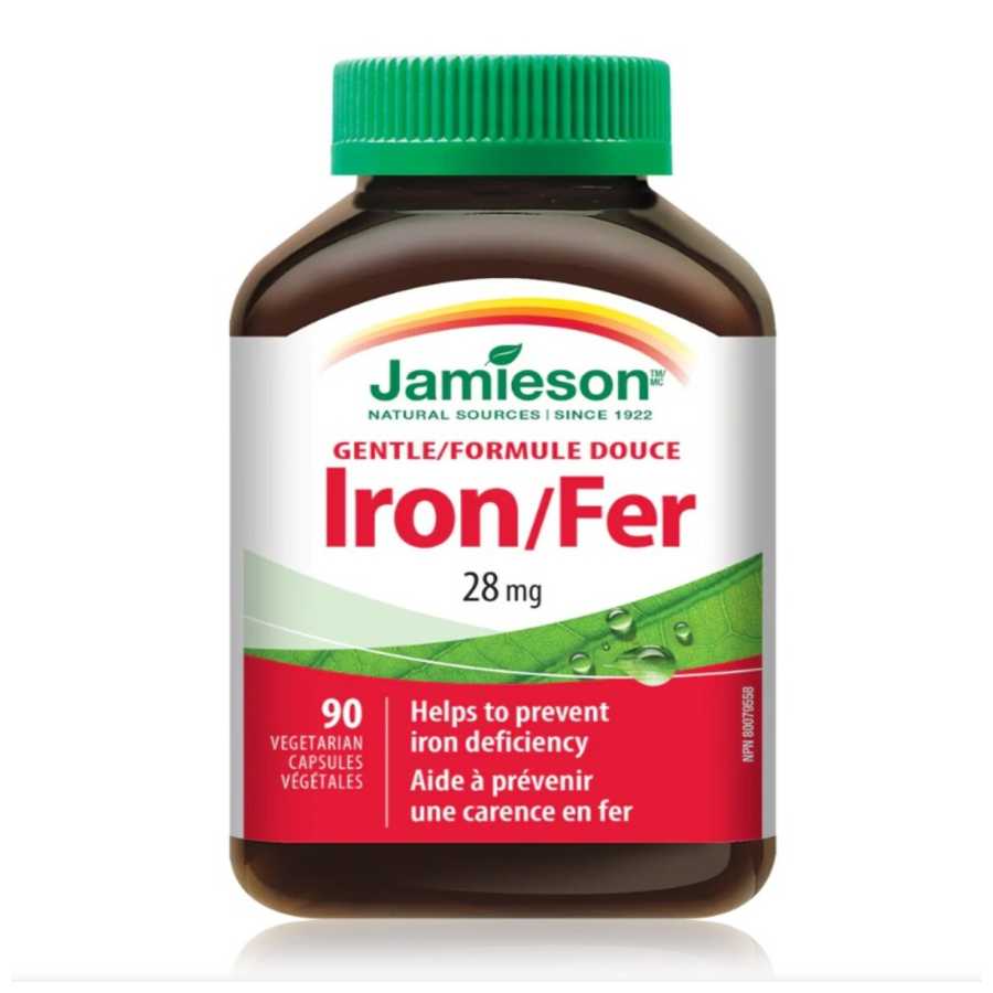 Jamieson Gentle Iron 28 Mg – 90 Capsules