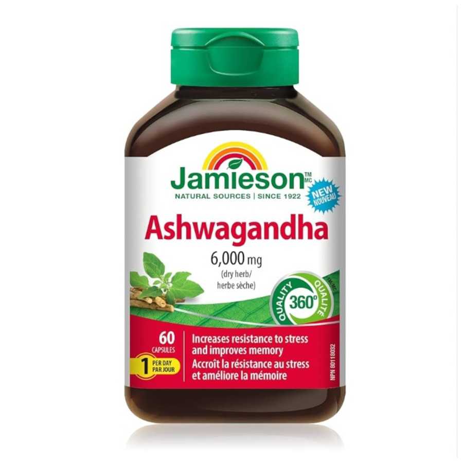 Jamieson Ashwagandha 6000Mg 60Cap