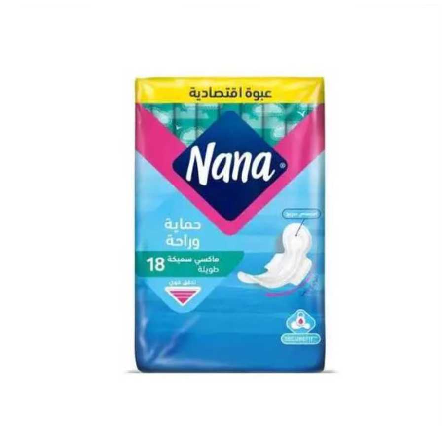 Nana Maxi Economy Pack 18 Long Pads