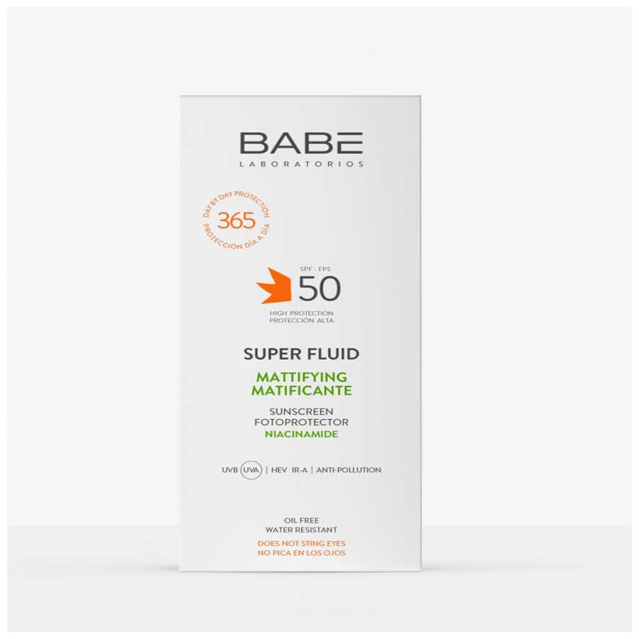 Babe Super Fluid Sunscreen Mattifying SPF50
