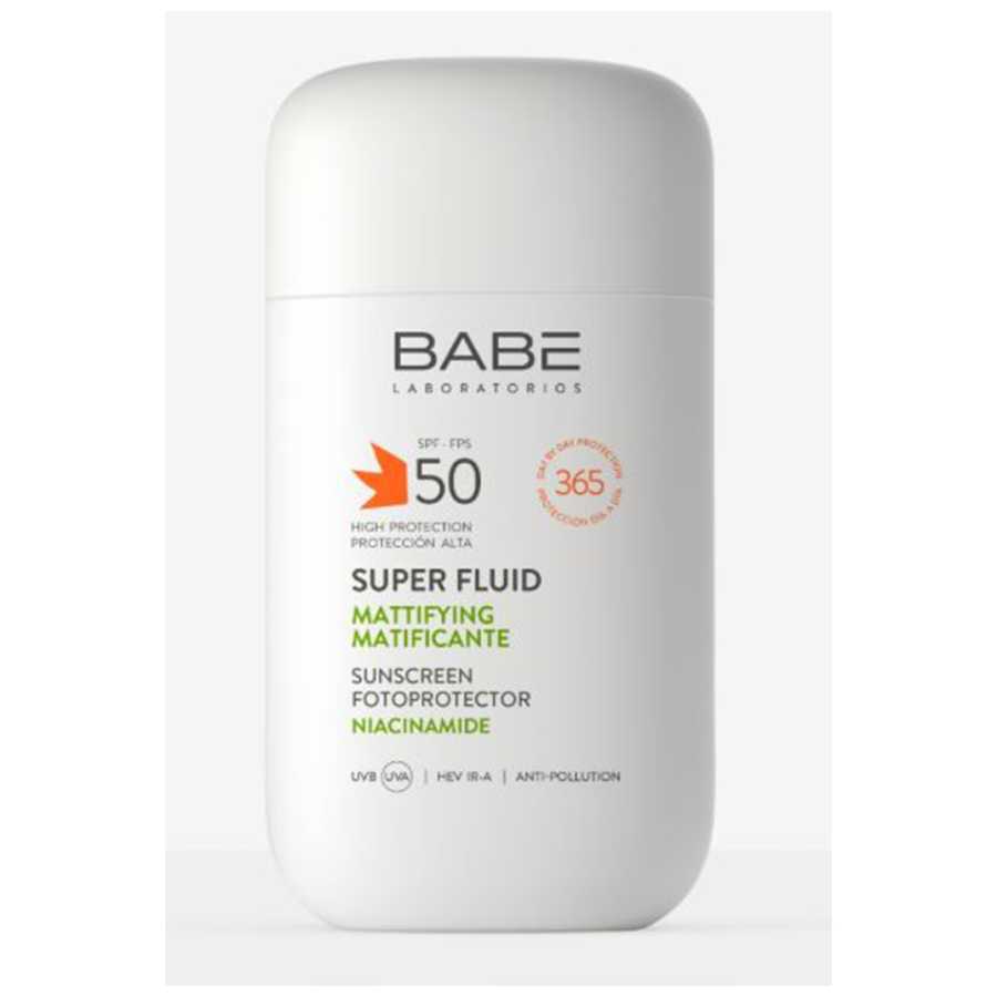 Babe Super Fluid Sunscreen Mattifying SPF50