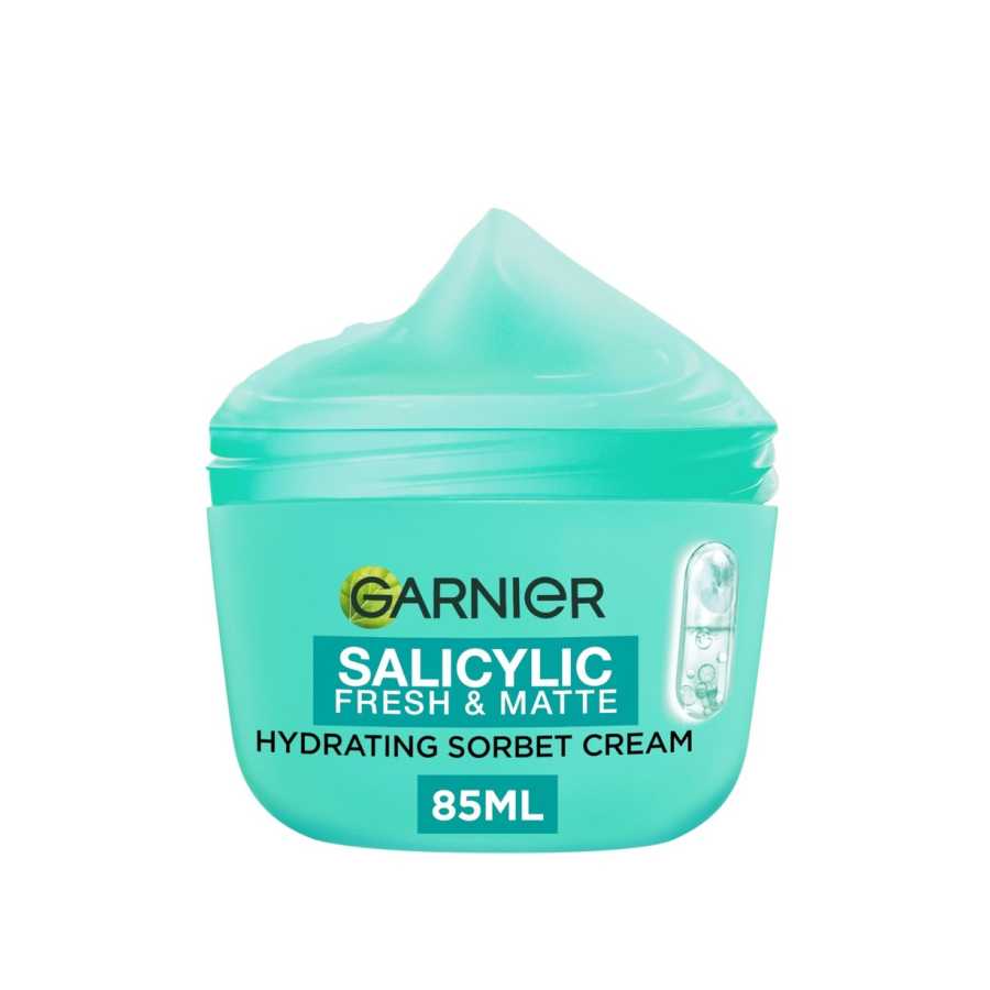 Garnier Salicylic Fresh &amp; Matte Cream 85 Ml