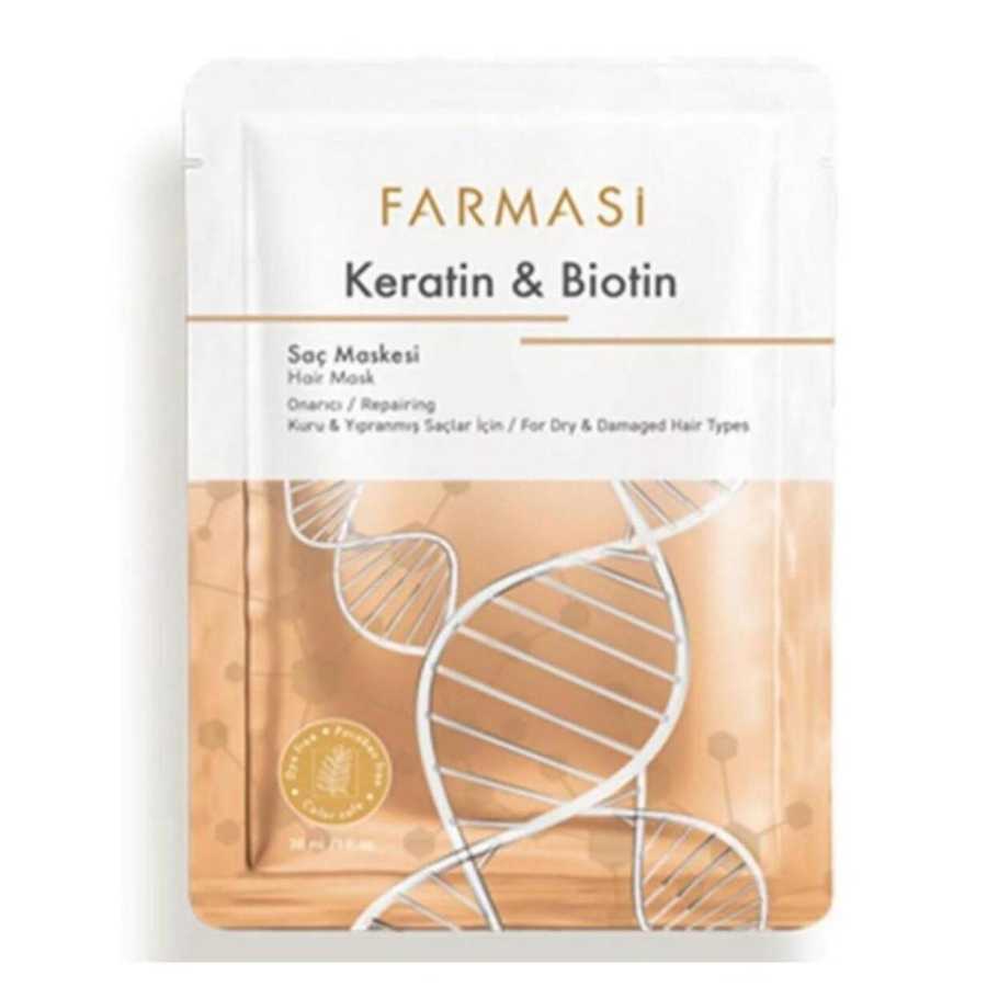 Farmasi Sachet Hair Mask keratin and biotin 30ML