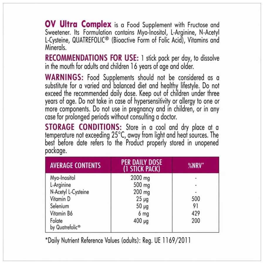 Ov Ultra Complex 30 Stick