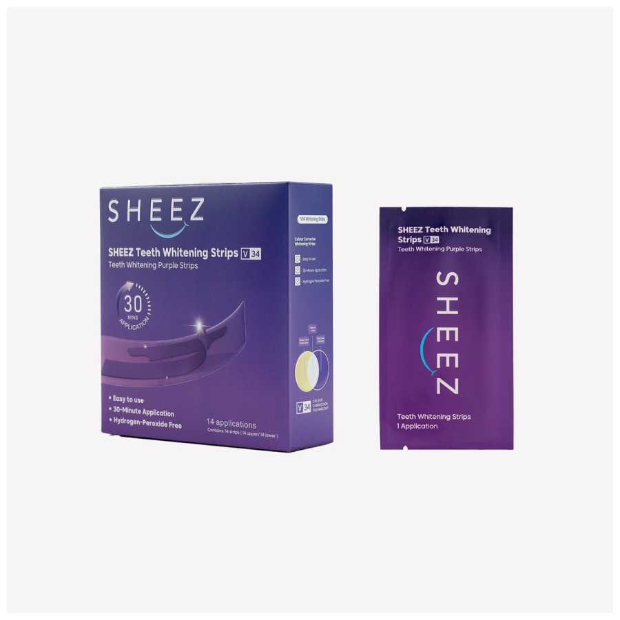 Sheez Teeth Whitening Strips 14 Strip
