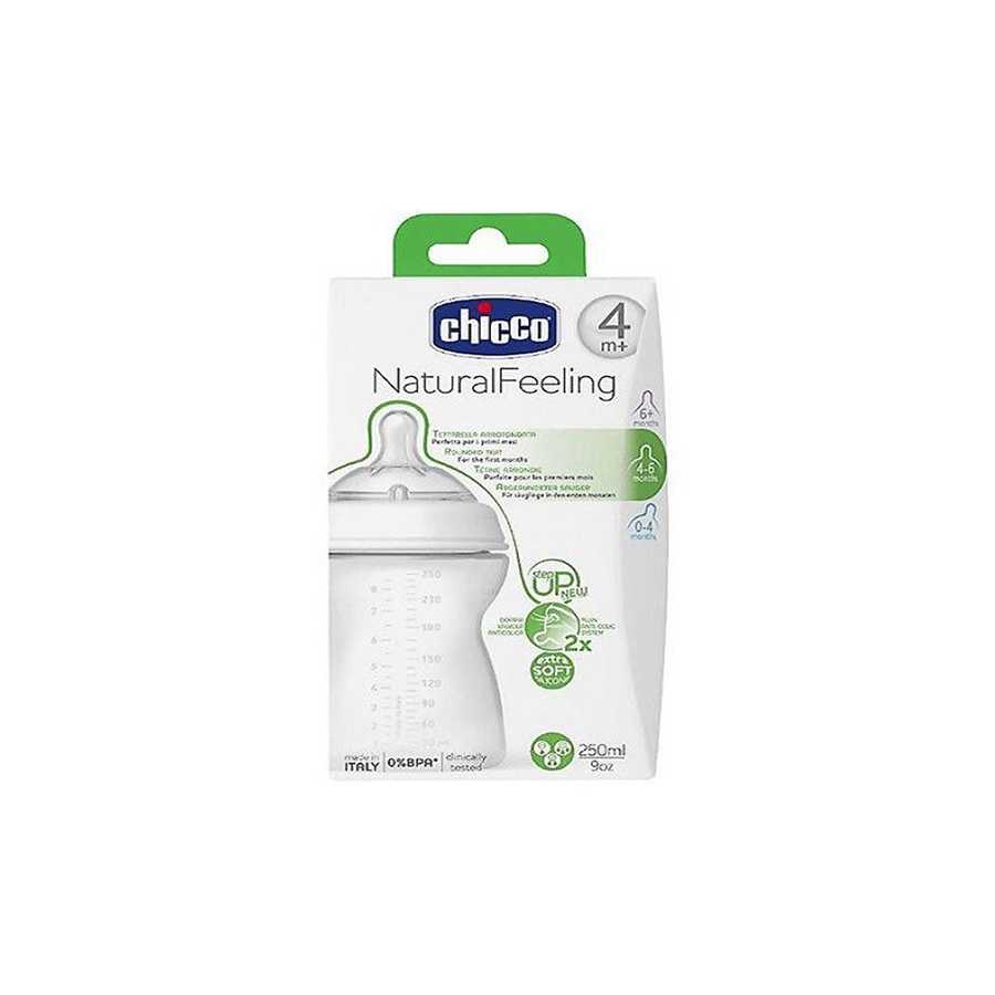 Chicco Natural Feeling Bottle 250Ml 4M Sifsaf