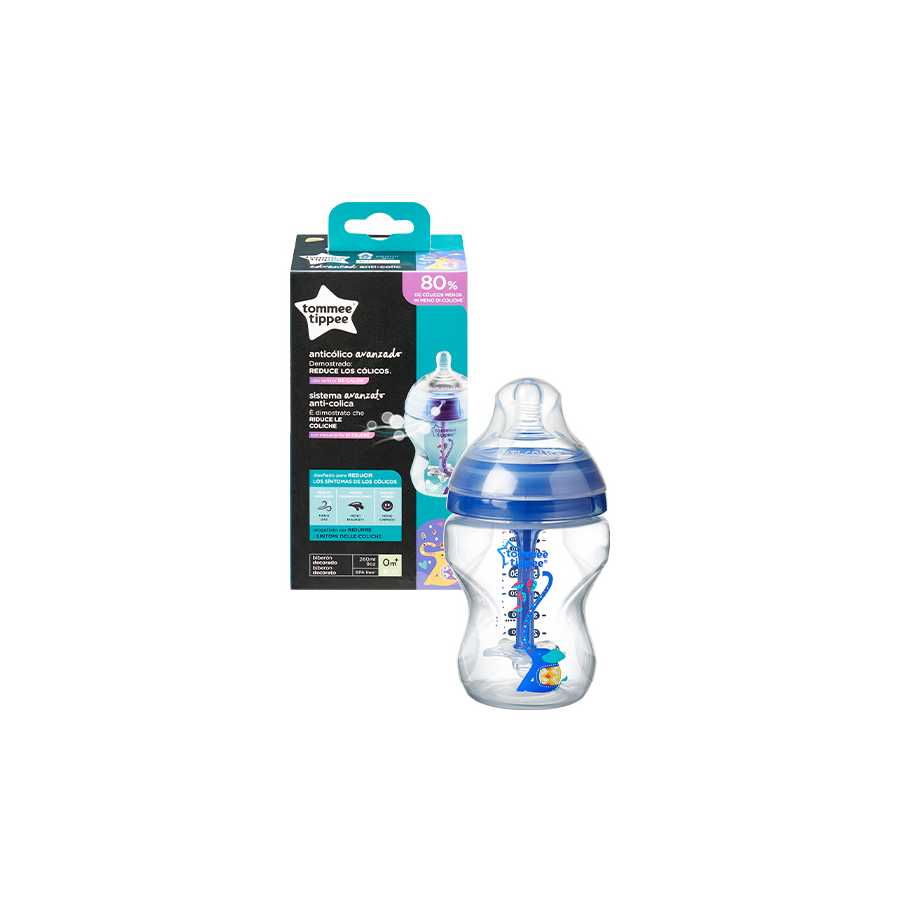 Tommee Tippee Advanced Anti Colic Bottle 0M 260Ml Sifsaf