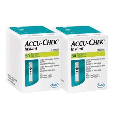 Accu Chek Instant Blood Glucose Test -100 Strip