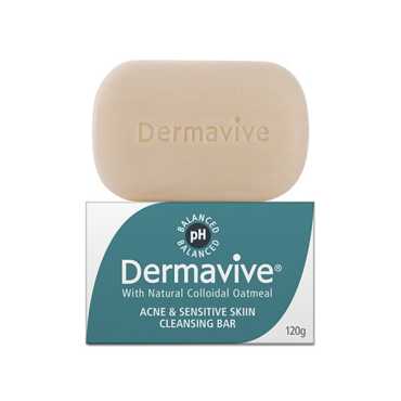 Dermavive Acne Sensitive Skin Cleansing Bar 120 Gram