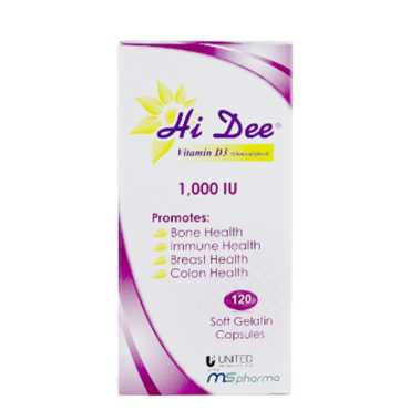 Hi Dee Vitamin D3 (1.000) 120 Capsules