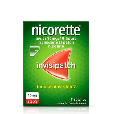 Nicorette Nicotine InvisiPatch 10Mg 7 Patches