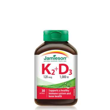 Jamieson K2 (120) Mcg D3 (1000) Iu 30Tab