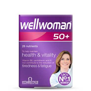 Vitabiotics Wellwoman 50+ ,30Tab